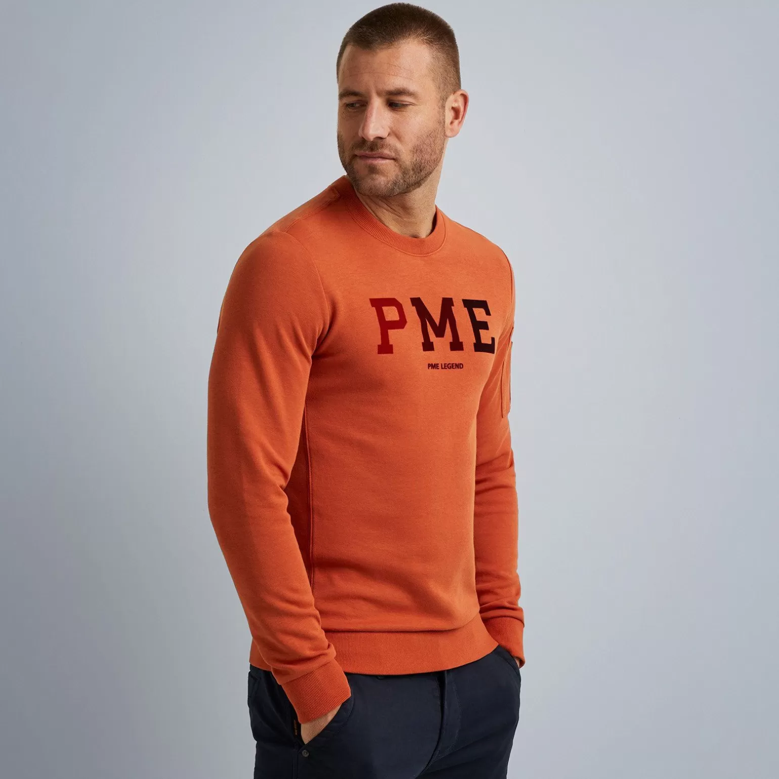 Tops*PME Legend Tops Crewneck Interlock Light Sweat