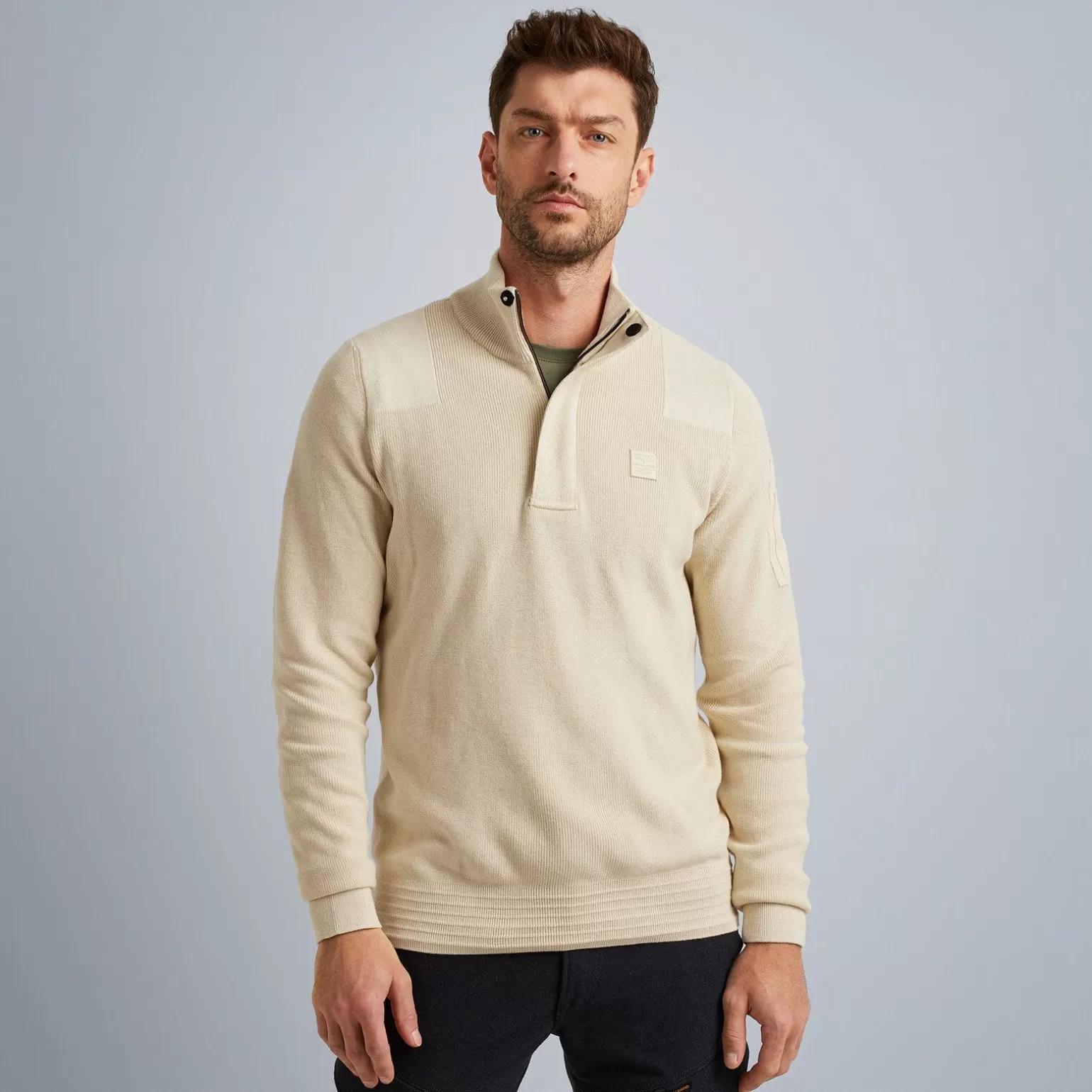 Tops*PME Legend Tops Pullover With Half Zipper